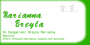 marianna breyla business card